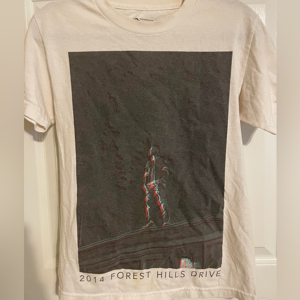 J.Cole 2014 Tour Shirt | Size Small | Slight Fading